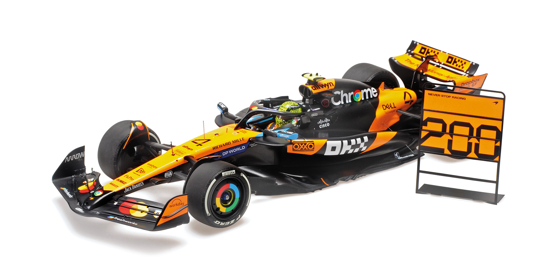 MCLAREN FORMULA 1 TEAM MCL39 - LANDO NORRIS - WINNER HUNGARIAN GP 2025