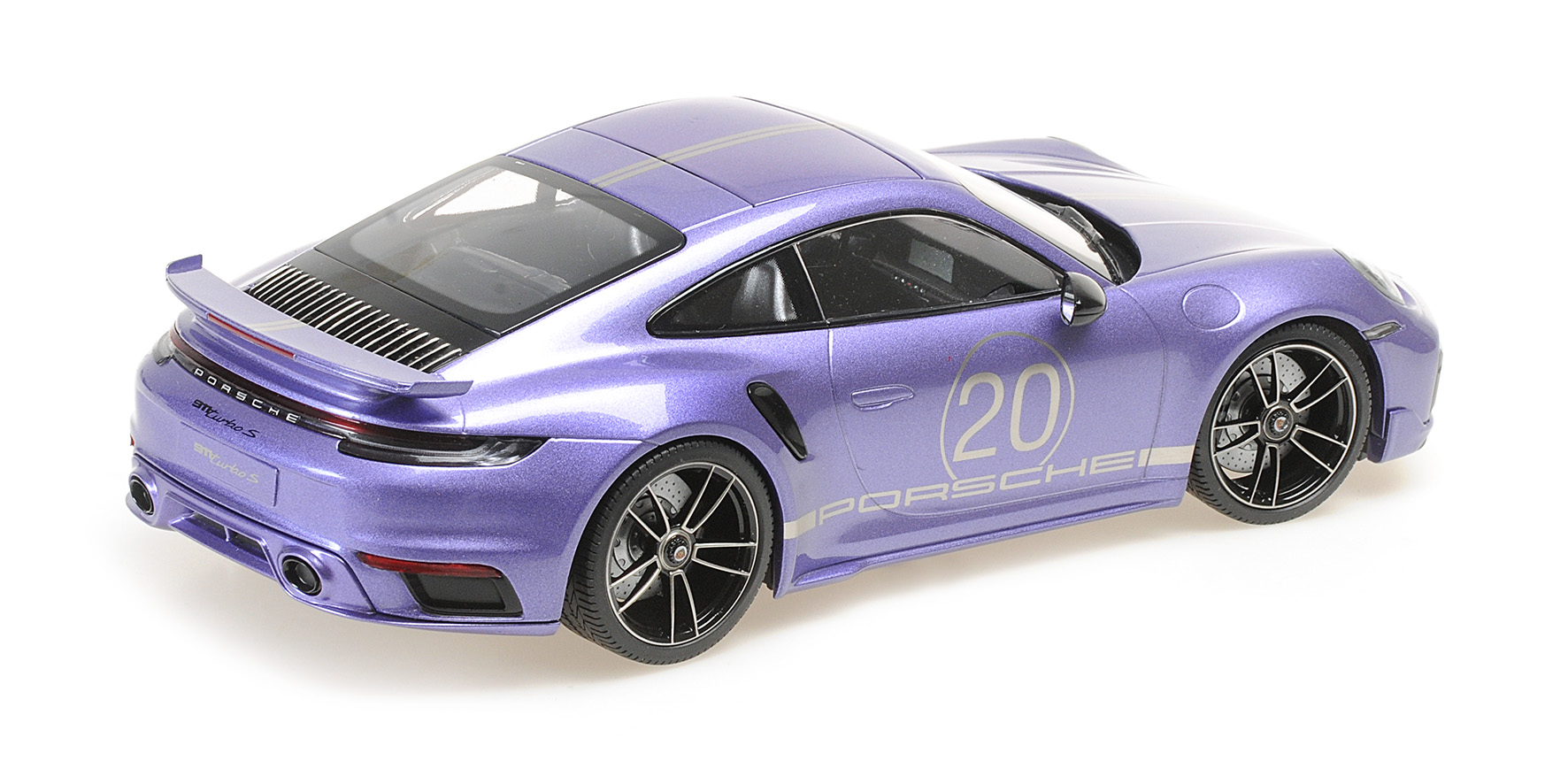 PORSCHE 911 (992) TURBO S COUPE SPORT DESIGN - 2021 - VIOLA
