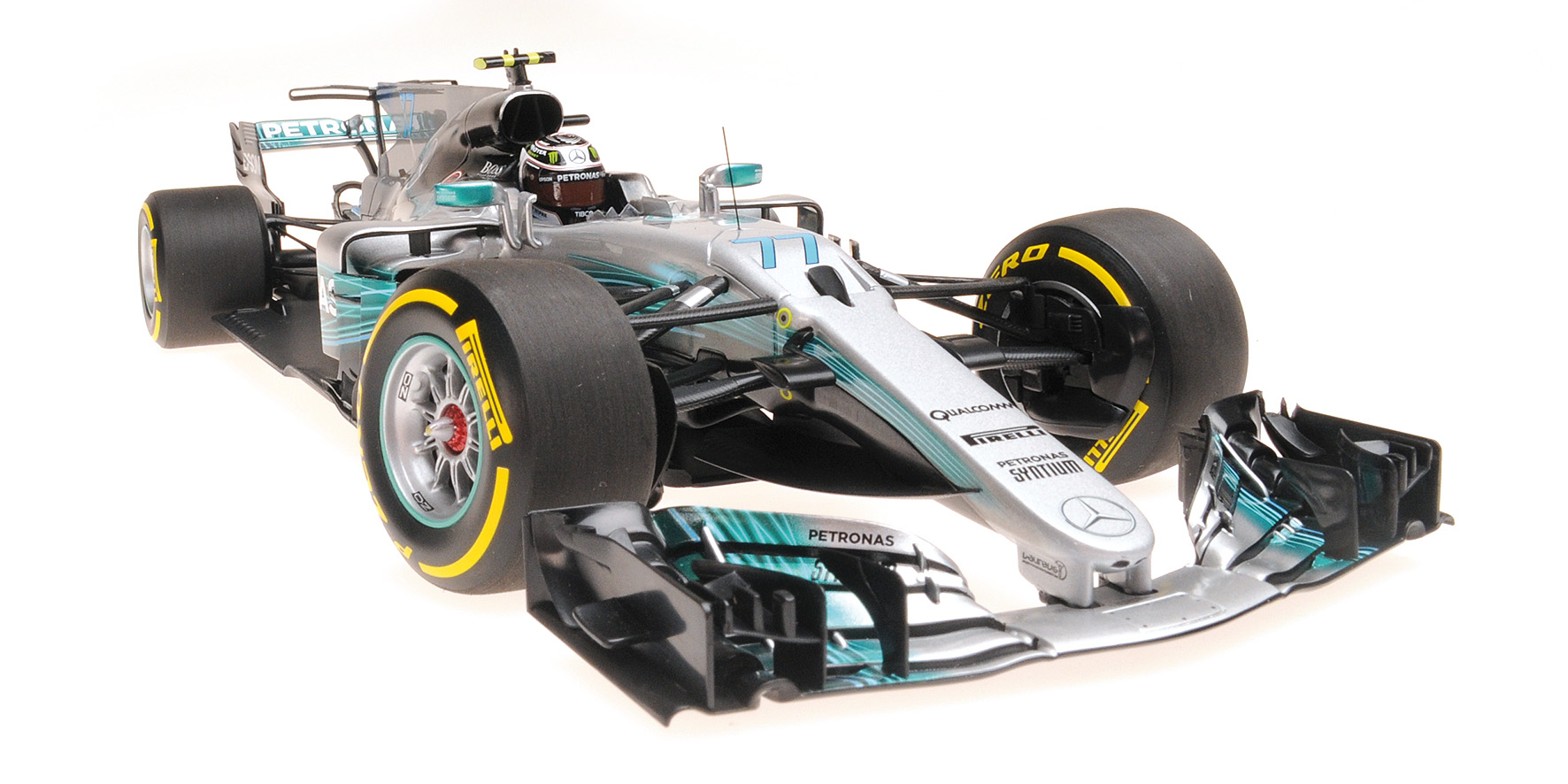 MERCEDES AMG PETRONAS FORMULA ONE TEAM F1 W08 EQ POWER+ - VALTTERI BOTTAS - SPANISH GP 2017