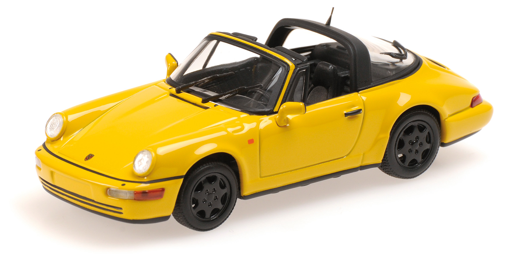 PORSCHE 911 TARGA - 1991 - YELLOW