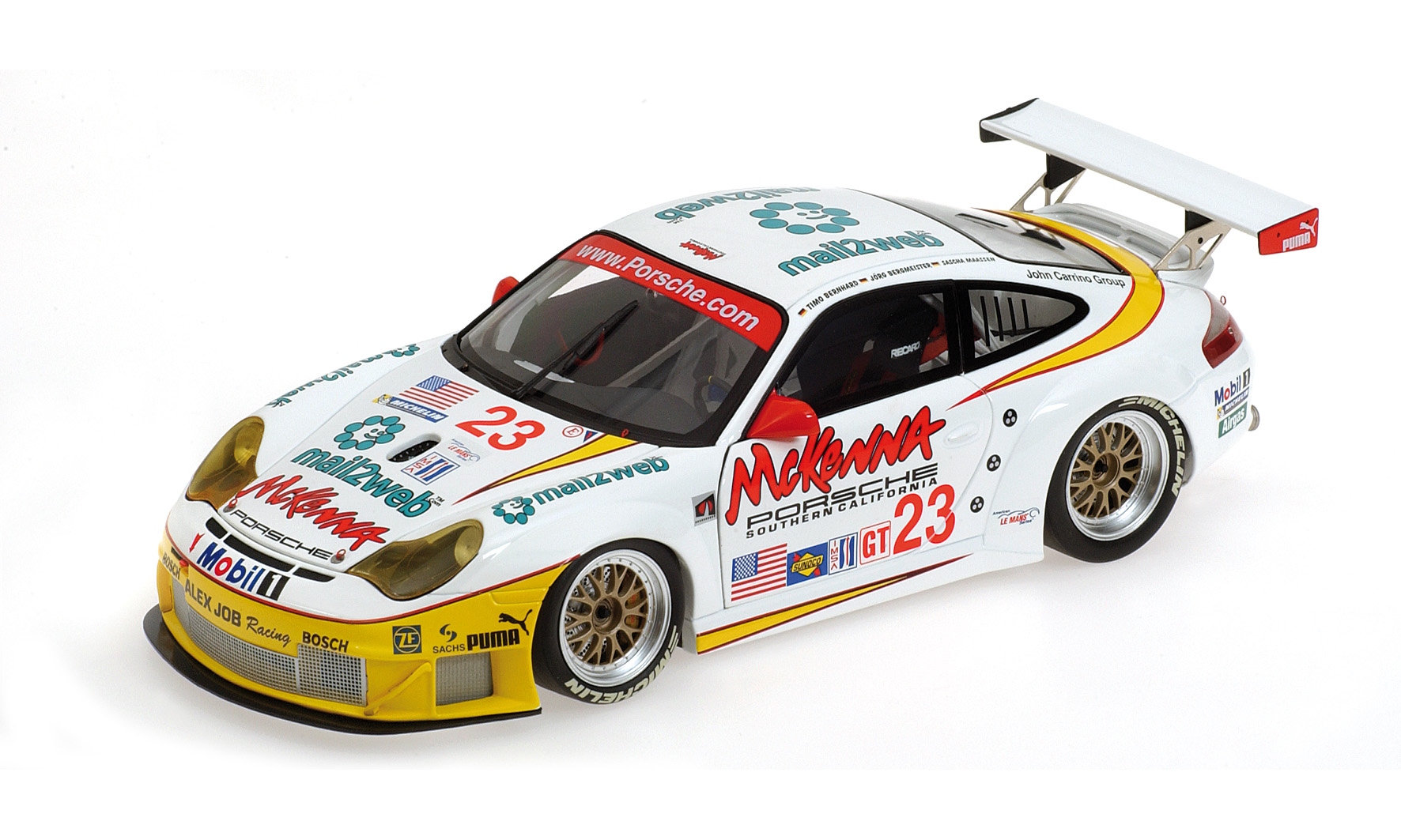 PORSCHE 911 GT3 RSR - BENRHARD/BERGMEISTER/MAASEN - CLASS WINNER - ALEX JOB RACING -12H SEBRING 2004