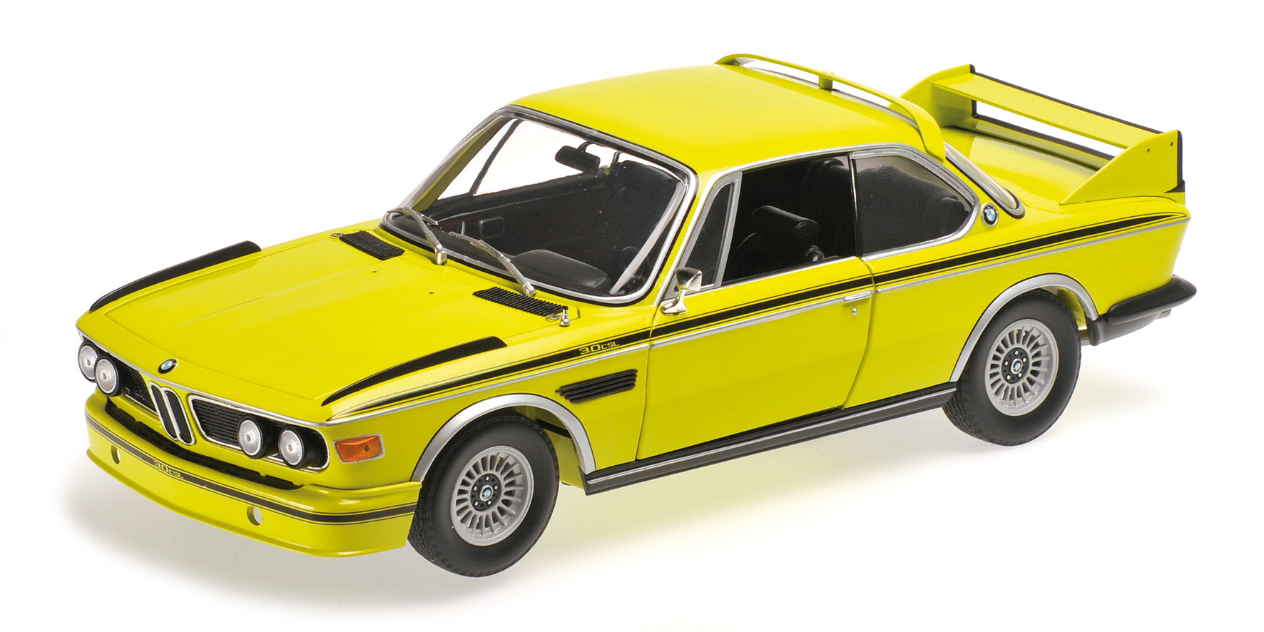 BMW 3.0 CSL (E9) COUPÉ - 1972 - YELLOW W/ STRIPES