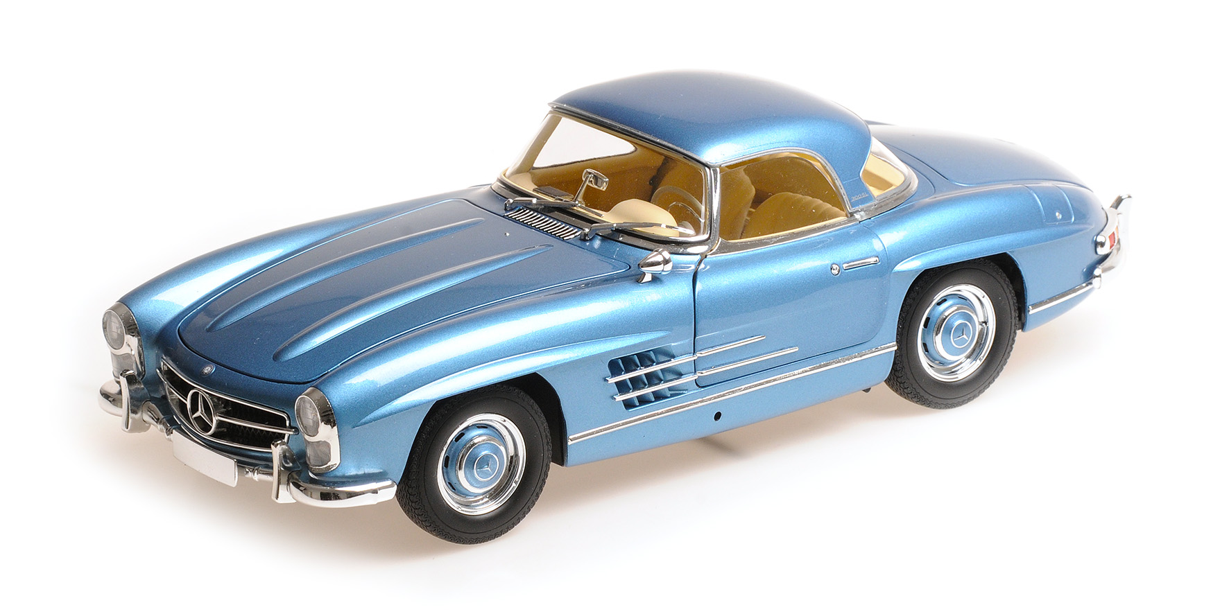 MERCEDES-BENZ 300 SL ROADSTER (W198) - 1958 - BLUE METALLIC - W/ HARDTOP
