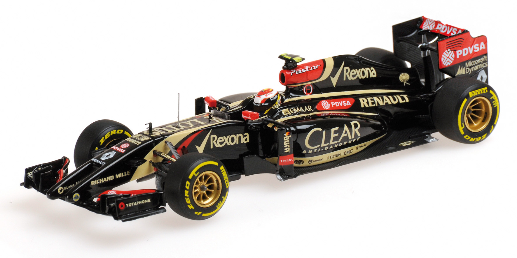 LOTUS F1 TEAM RENAULT E22 - PASTOR MALDONADO - 2014