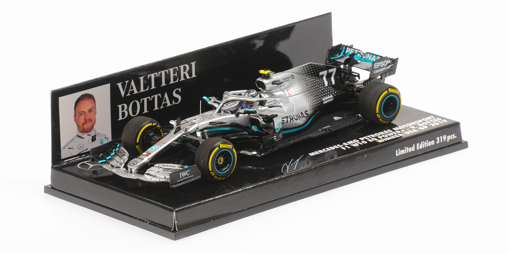 MERCEDES-AMG PETRONAS MOTORSPORT F1 W10 EQ POWER+ - VALTTERI BOTTAS - WINNER USA GP 2019