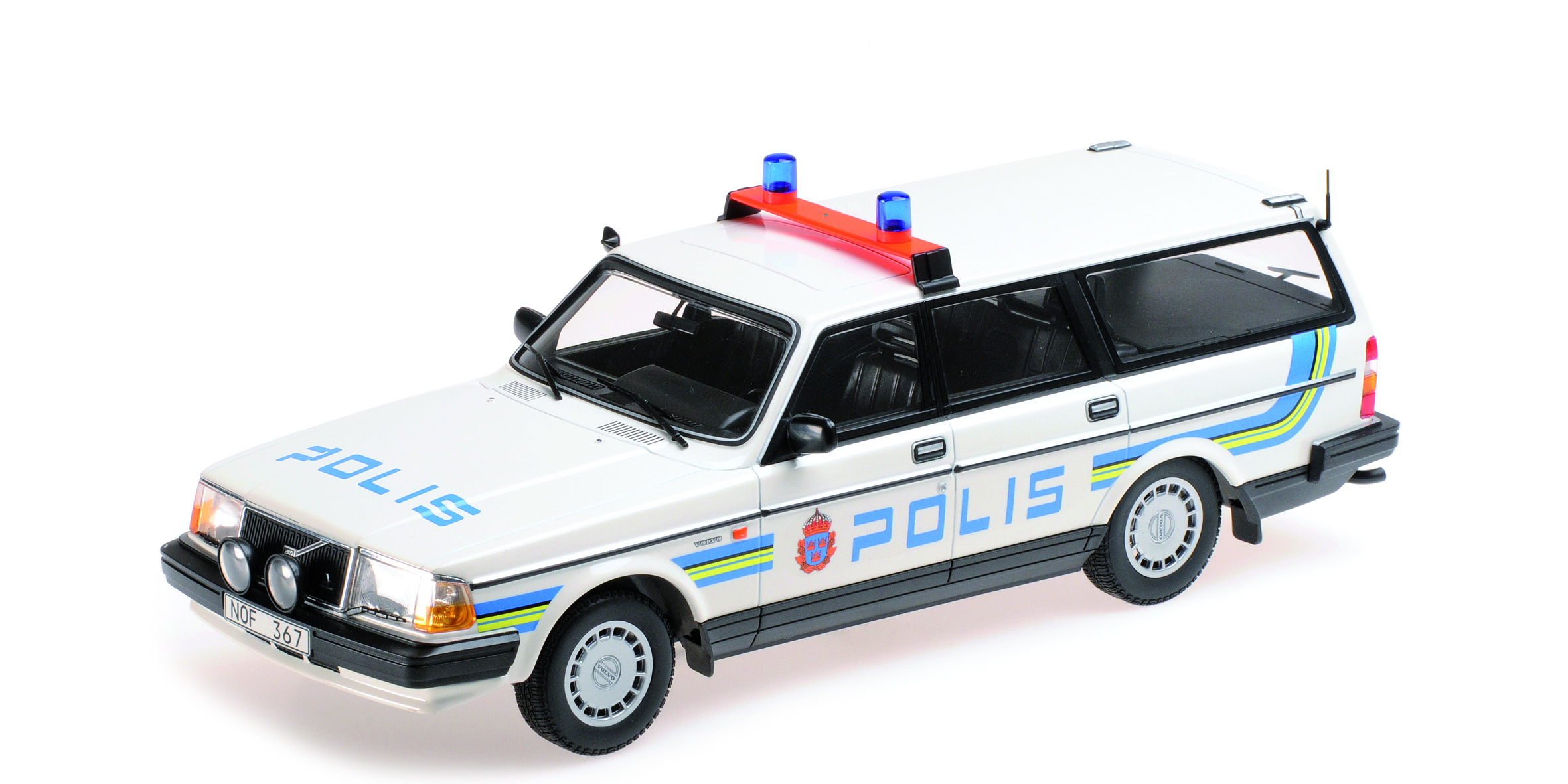 VOLVO 240 GL BREAK - 1986 - 'POLIS SWEDEN'