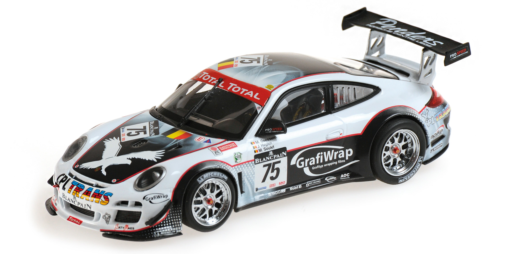 PORSCHE 911 GT3 R - PROSPEED COMPETITION - GOOSSENS/HEYLEN/SOULET - 24H SPA 2011
