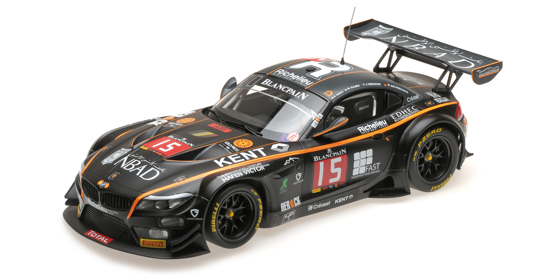 BMW Z4 GT3 (E89) - BOUTSEN GINION RACING - GROTZ/OJJEH/GROGOR/HAMPRECHT - 24H SPA 2015