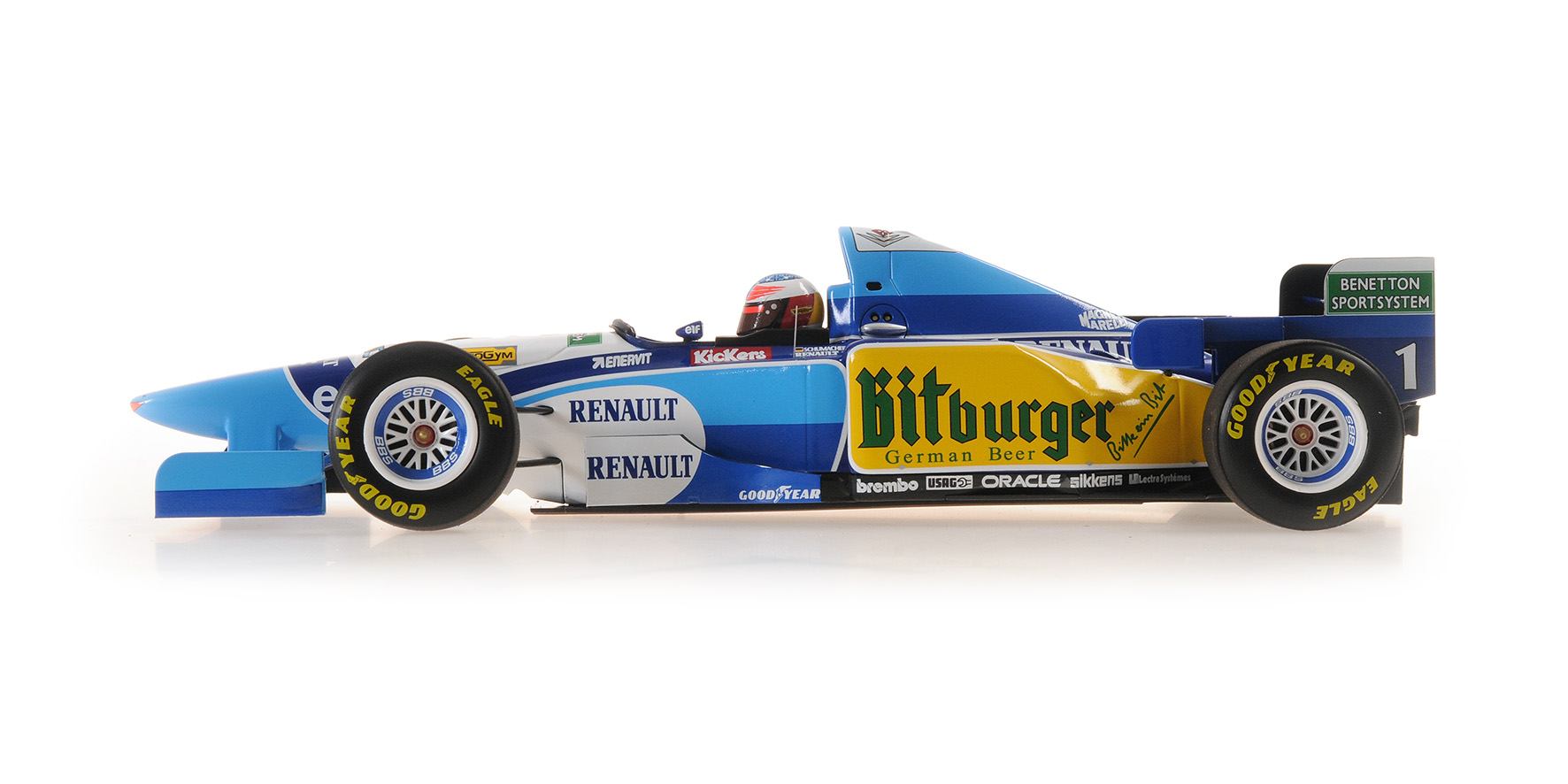 BENETTON RENAULT B195 - MICHAEL SCHUMACHER - WINNER PACIFIC GP WORLD CHAMPION 1995