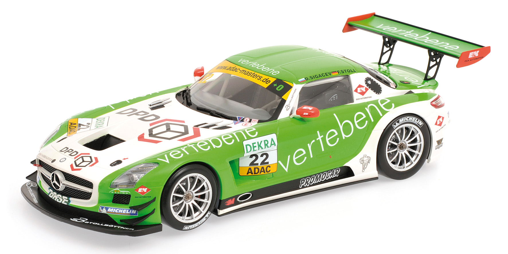 MERCEDES-BENZ SLS AMG GT3 - MS RACING - SIGACEV/STOLL - ADAC GT MASTERS 2011