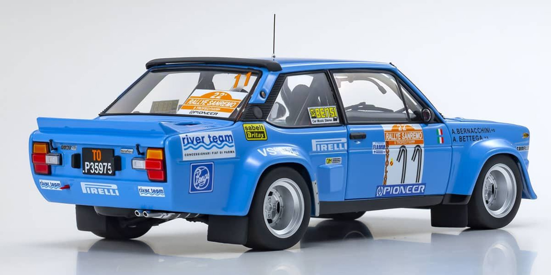 FIAT 131 ABARTH - 1980 - RALLY SANREMO #11 (08376C)