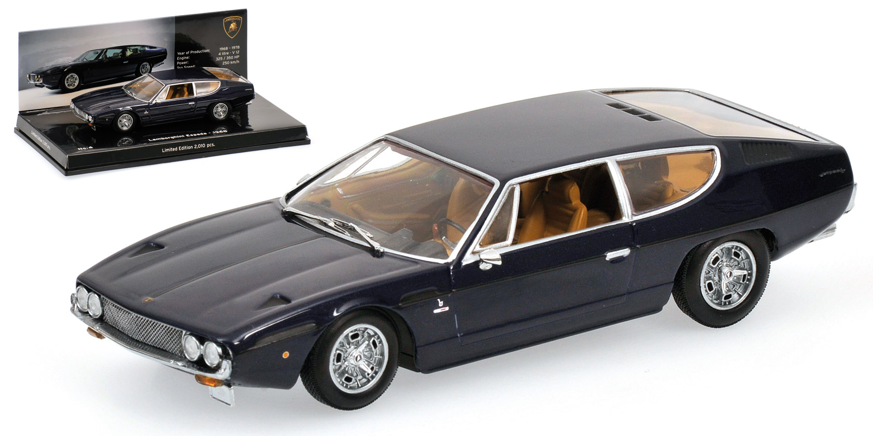 LAMBORGHINI ESPADA - 1968 - BLUE - MUSEUM SERIES