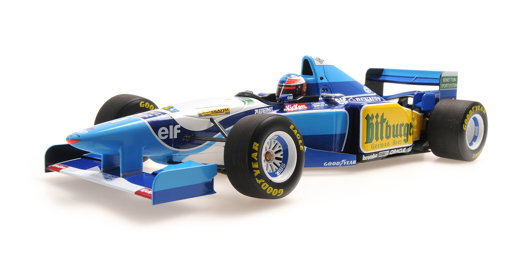 BENETTON RENAULT B195 - MICHAEL SCHUMACHER - WINNER PACIFIC GP WORLD CHAMPION 1995