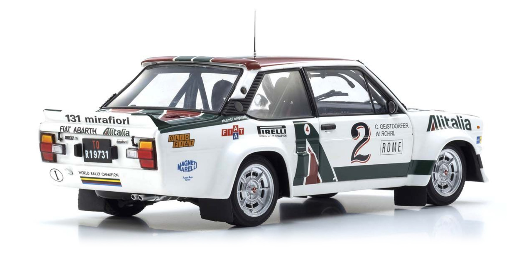 FIAT 131 ABARTH - 1976 - ROEHRL/GEISTDOERFER - RALLY MONTE CARLO #2 (08376G)