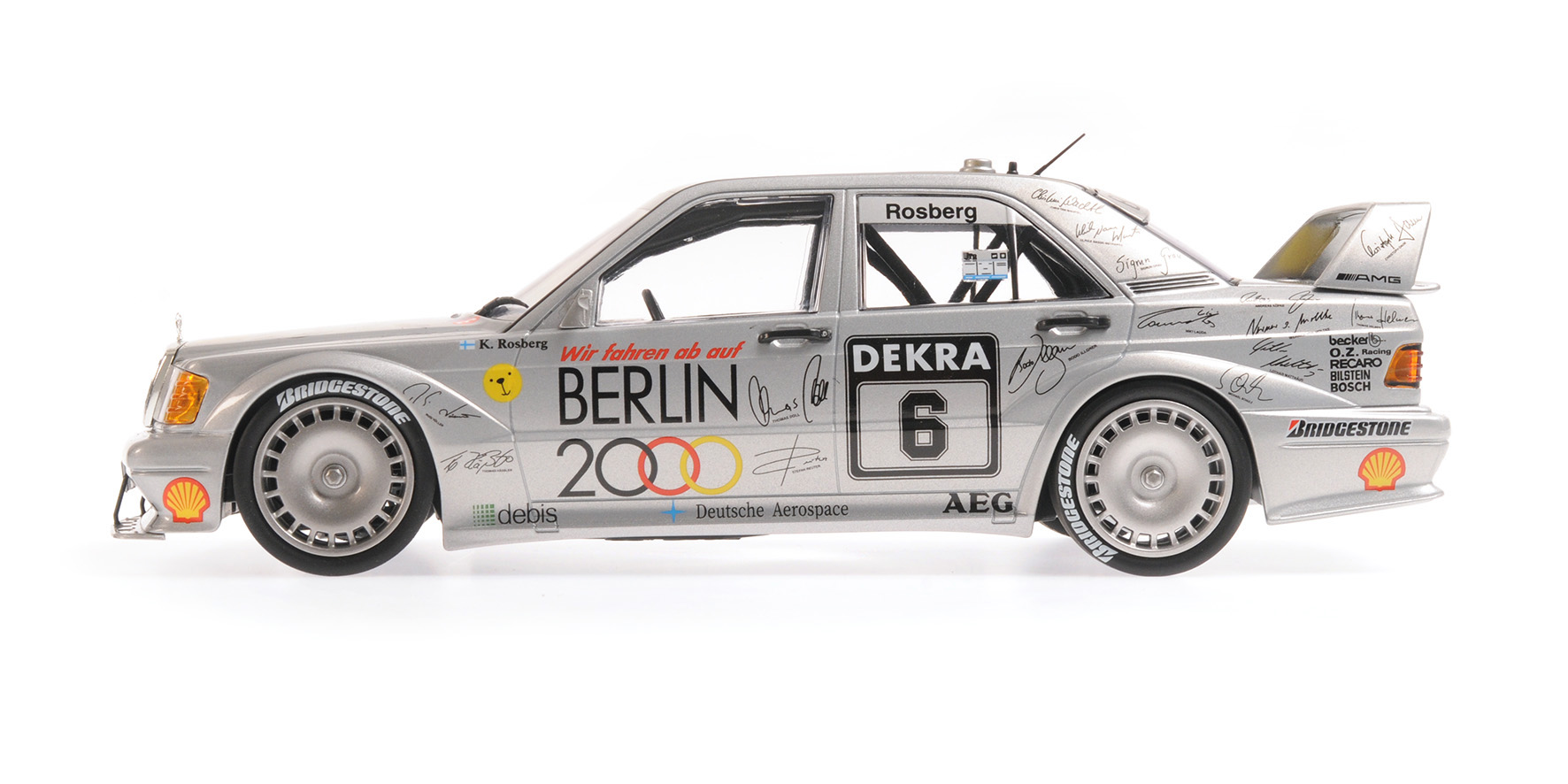 MERCEDES-BENZ 190E 2.5-16 EVO 2 - TEAM AMG-MERCEDES - KEKE ROSBERG - DTM 1992