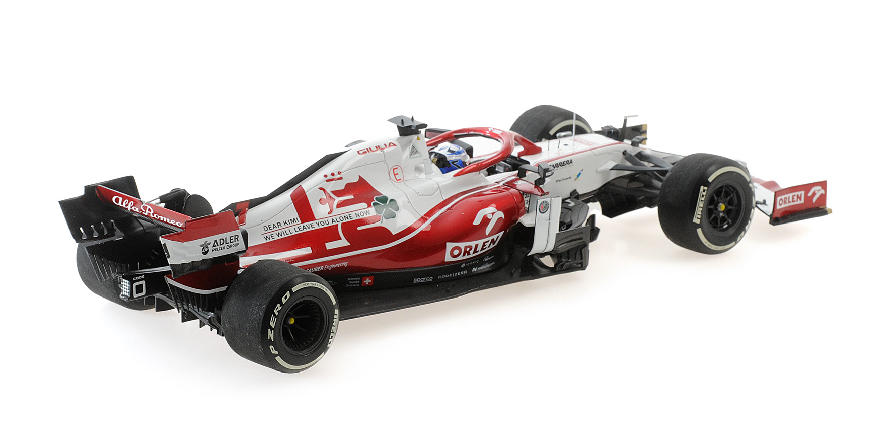 ALFA ROMEO RACING ORLEN C41 - KIMI RAIKKONEN - FINAL RACE - ABU DHABI GP 2021