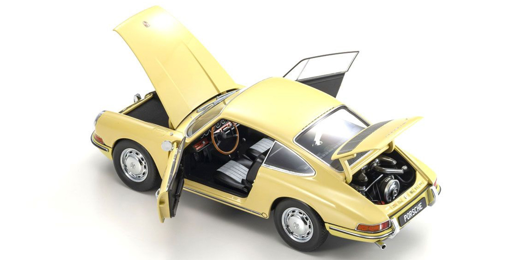 PORSCHE 911 (901) 1964 - CHAMPAGNE YELLOW (08969Y)