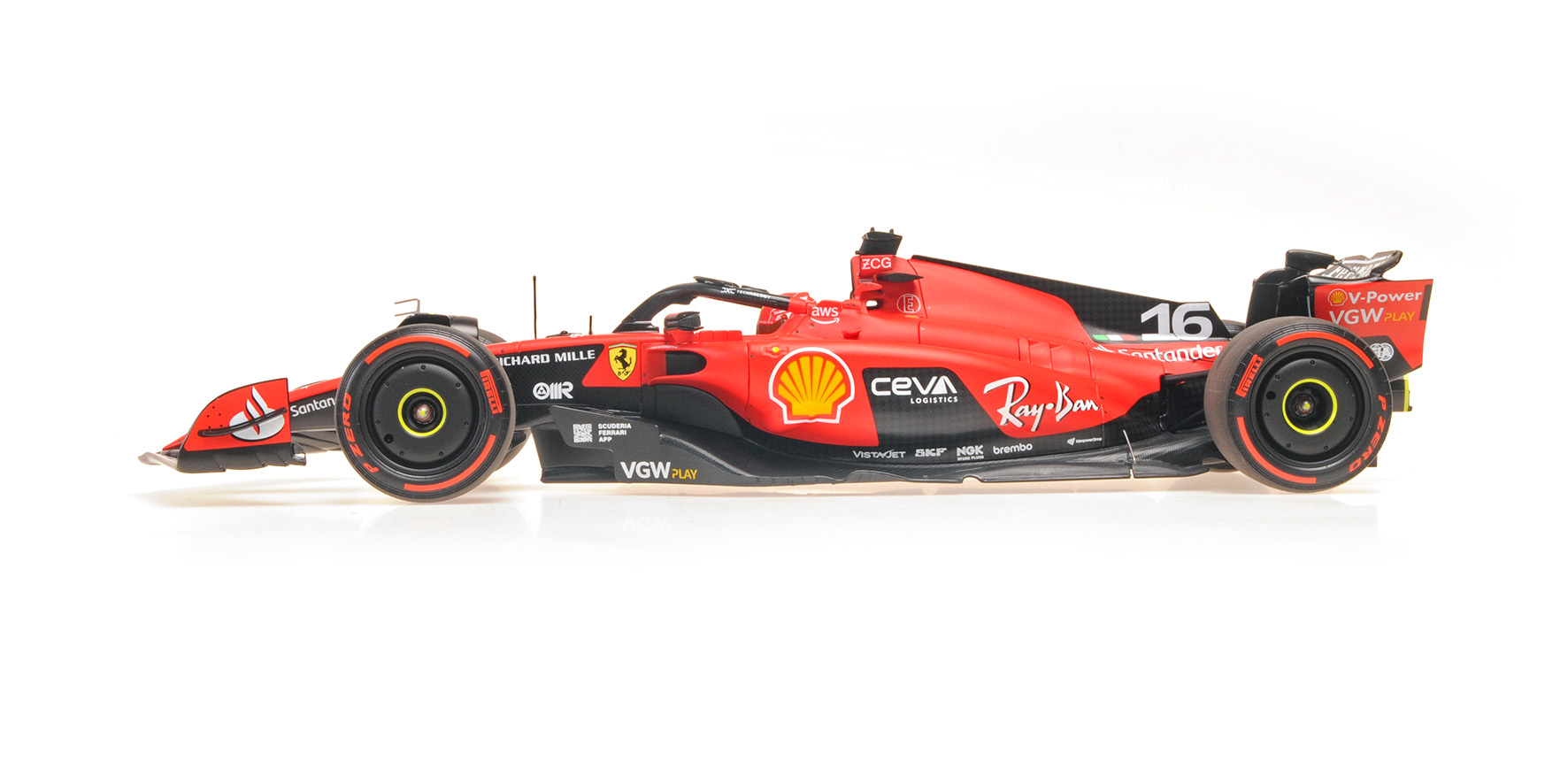 FERRARI SF-23 - CHARLES LECLERC - GP BELGIUM 2023