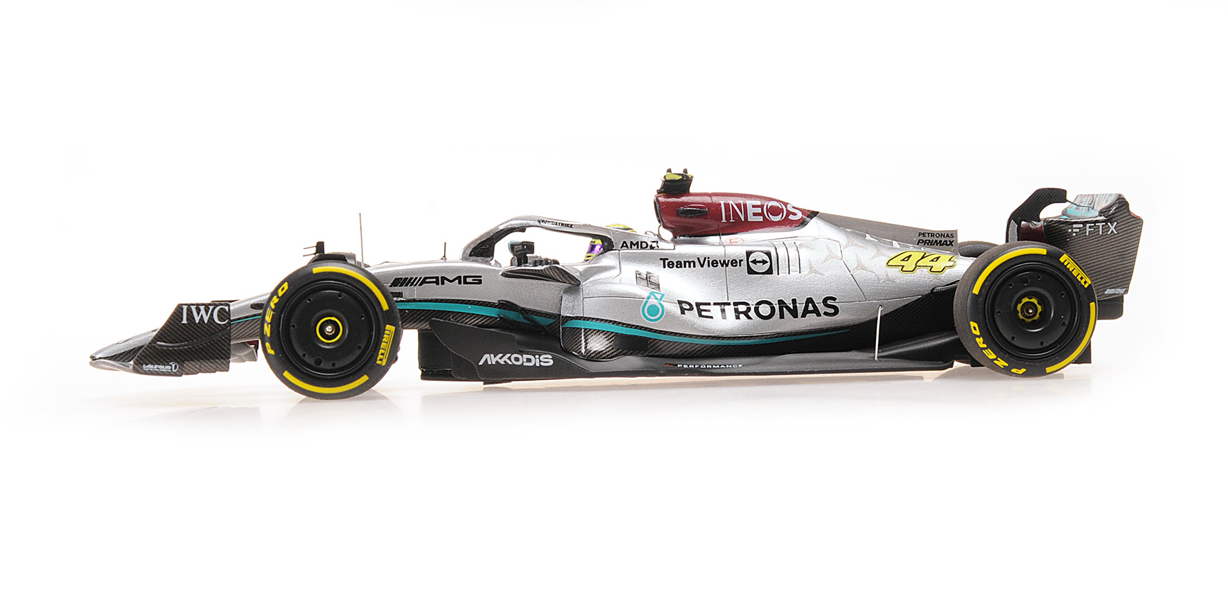 MERCEDES-AMG PETRONAS FORMULA ONE TEAM F1 W13 E PERFORMANCE - LEWIS HAMILTON - BAHRAIN GP 2022