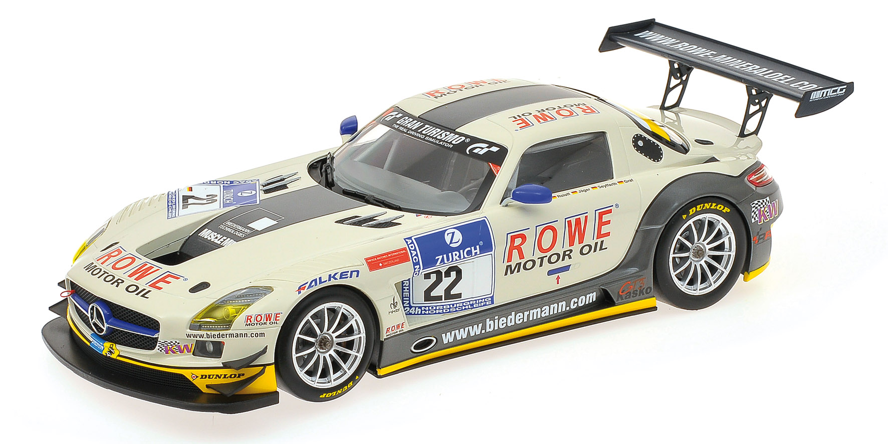 MERCEDES-BENZ SLS AMG GT3 - ROWE RACING - GRAF/JÄGER/ROLOFF/SEYFFARTH - 24H NÜRBURGRING 2012