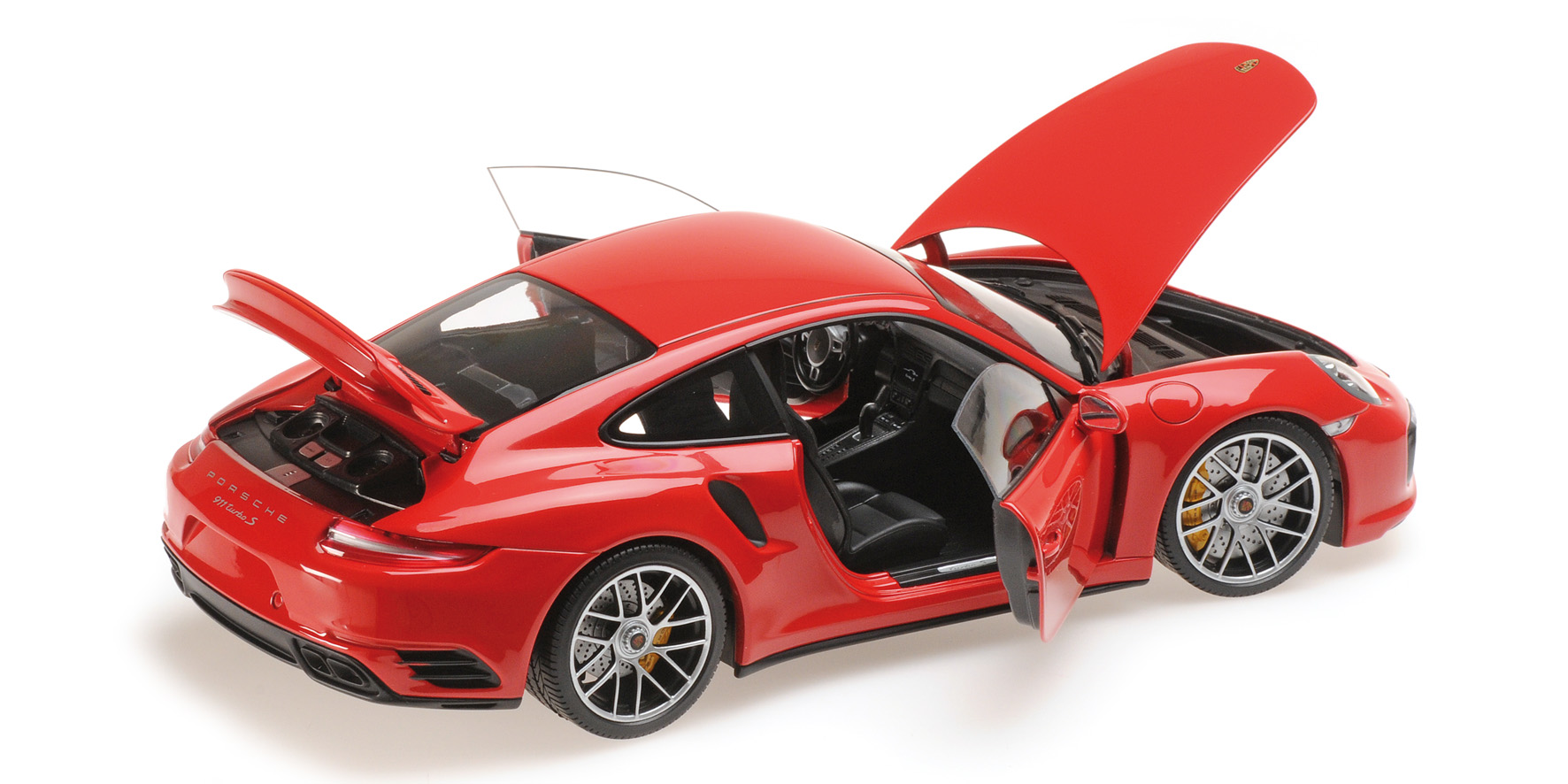 PORSCHE 911 TURBO S - 2016 - RED