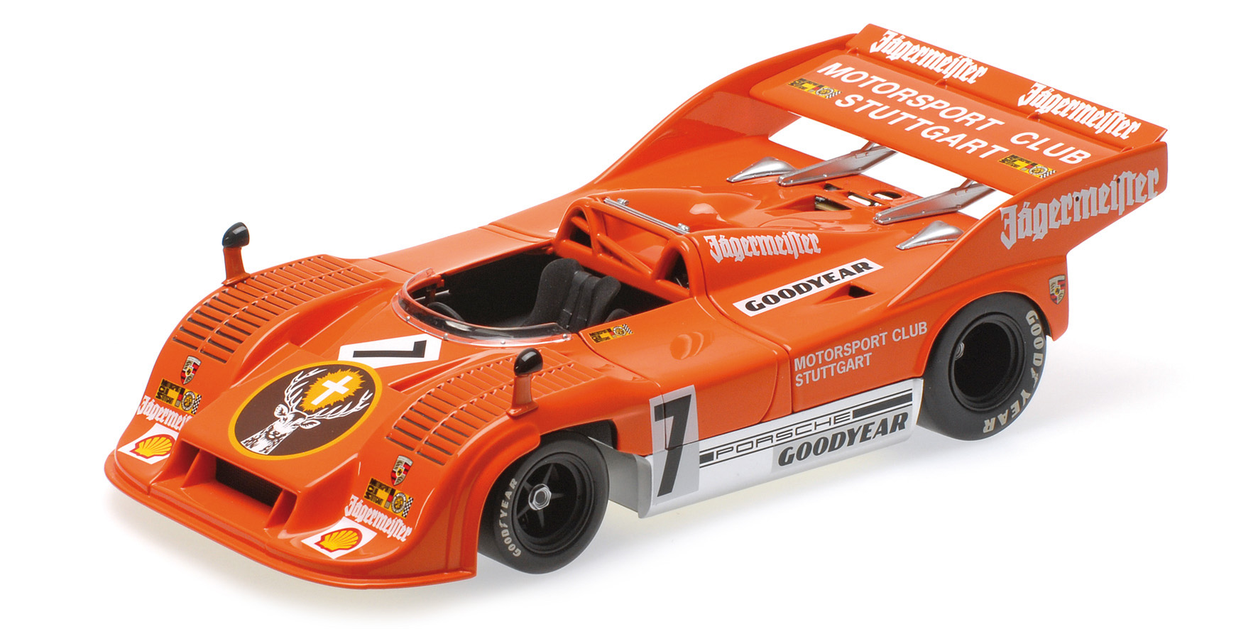 PORSCHE 917/20 - 'JAEGERMEISTER' - VIC ELFORD - WINNER - INTERSERIE 1973 SÜDWESTPOKAL HOCKENHEIM