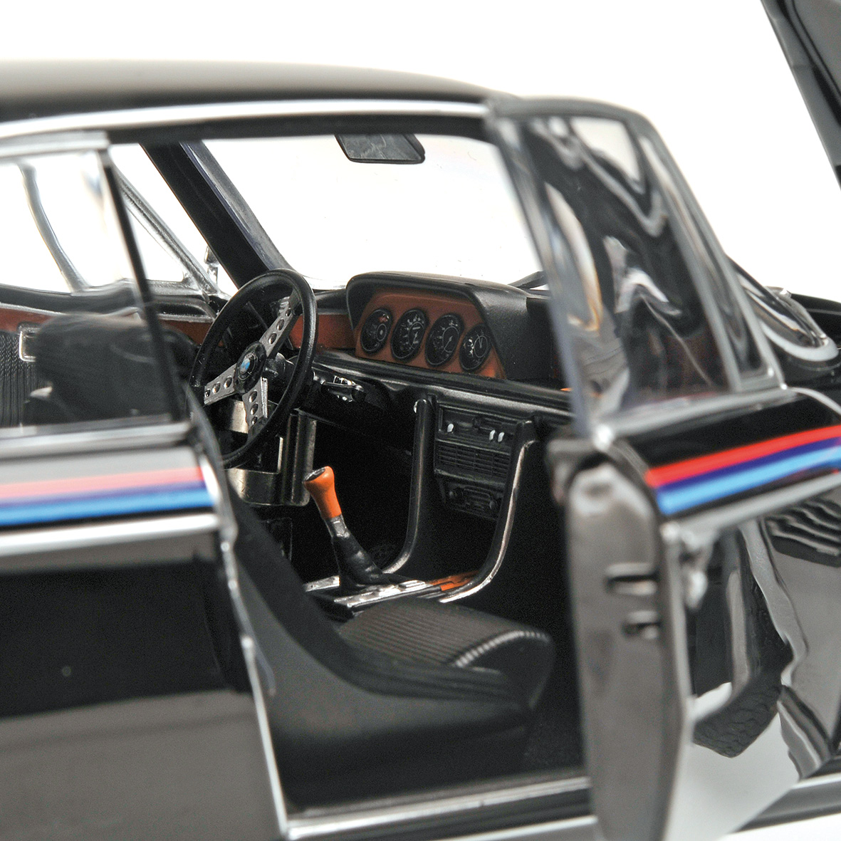 BMW 3.0 CSL (E9) COUPE - 1973 - BLACK W/ STRIPES