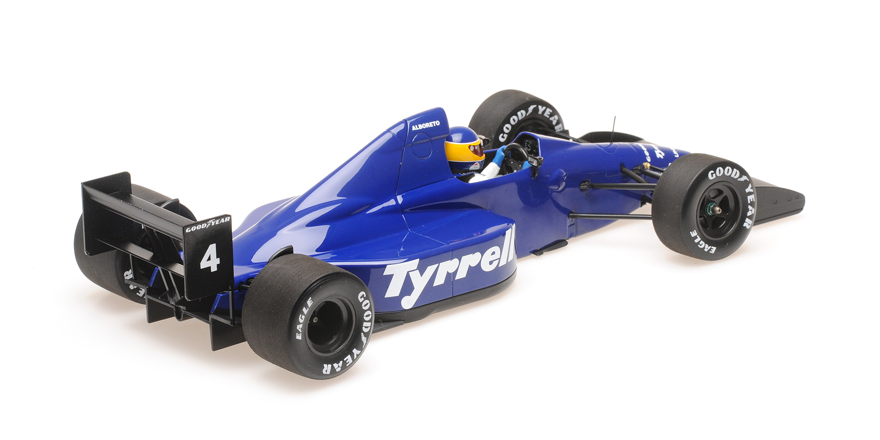 TYRRELL FORD 018 - MICHELE ALBORETO - 3RD PLACE MEXICAN GP 1989