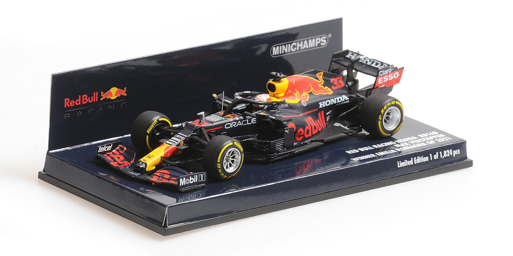 RED BULL RACING HONDA  RB16B - MAX VERSTAPPEN - WINNER EMILIA ROMAGNA  GP 2021