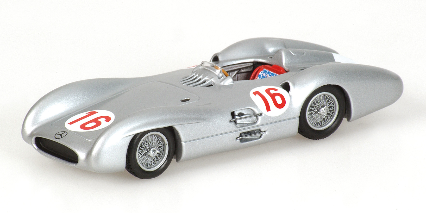 MERCEDES-BENZ W196 - JUAN MANUEL FANGIO - WINNER - FIA F1 WORLD CHAMPIONSHIP 1954 ITALIEN GP