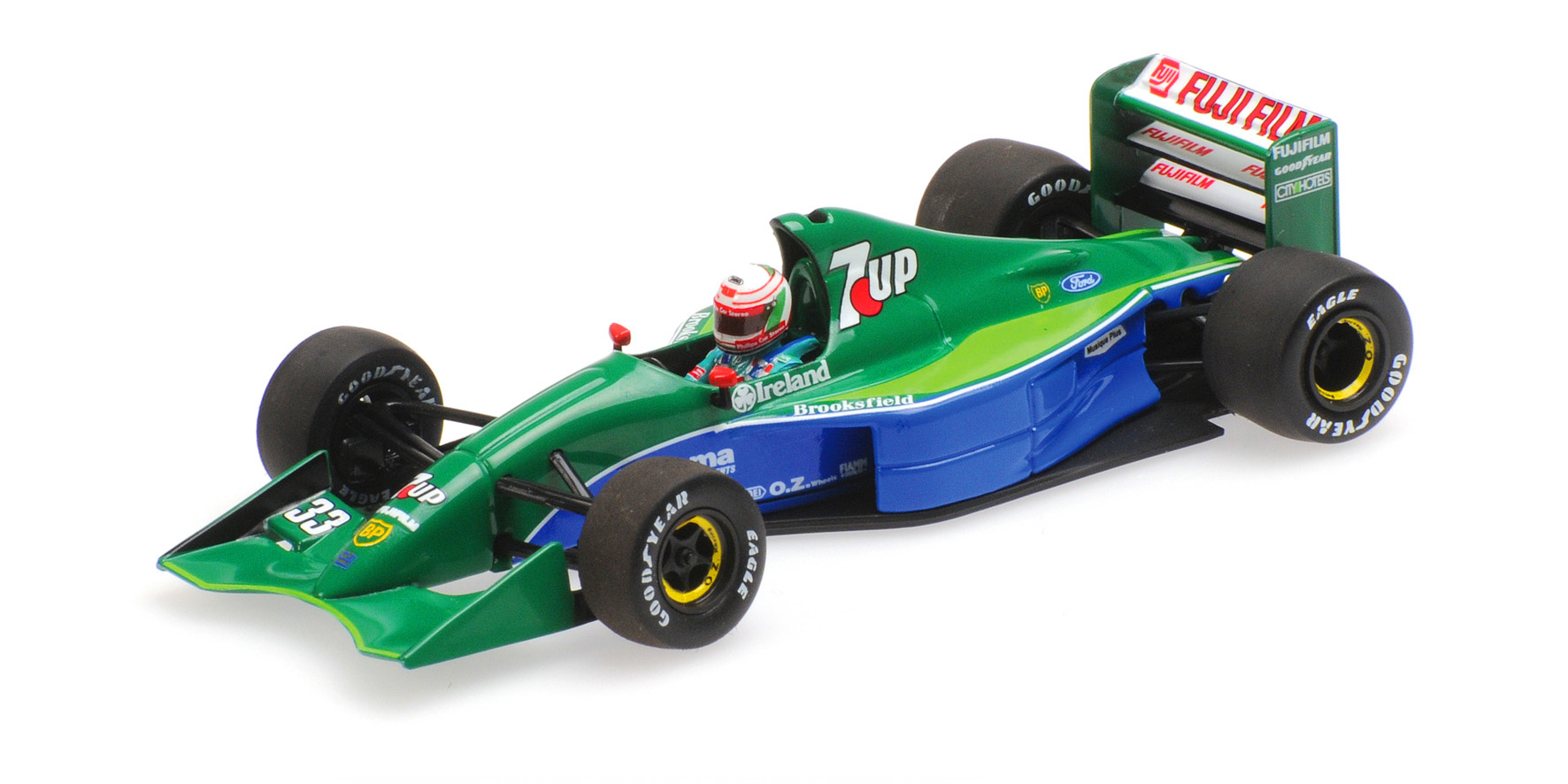 JORDAN FORD 191 - ANDREA DE CESARIS - 4TH PLACE CANADIAN GP 1991