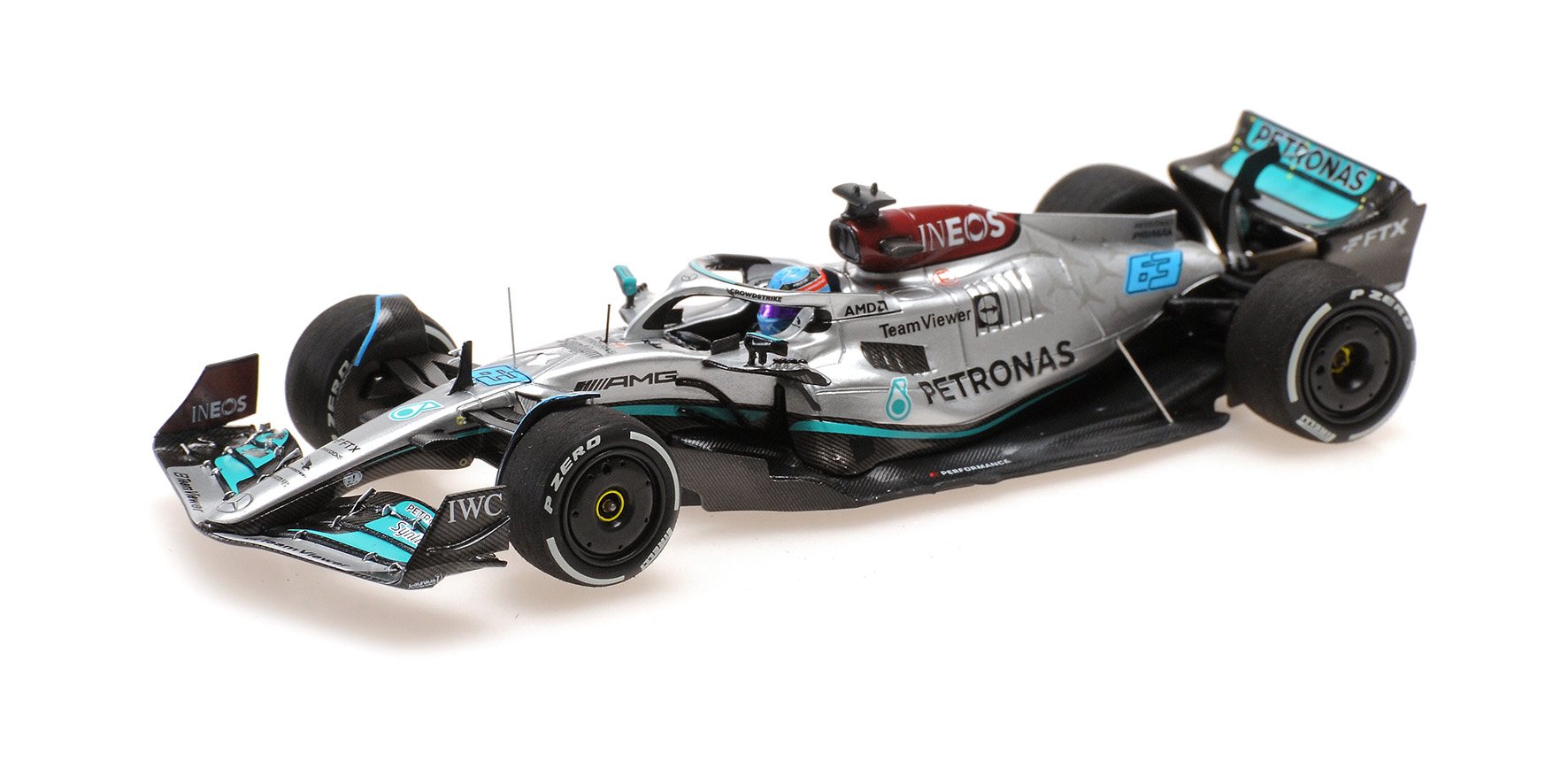 MERCEDES-AMG PETRONAS FORMULA ONE TEAM F1 W13 E PERFORMANCE - G. RUSSELL - 3RD PLACE FRENCH GP 202