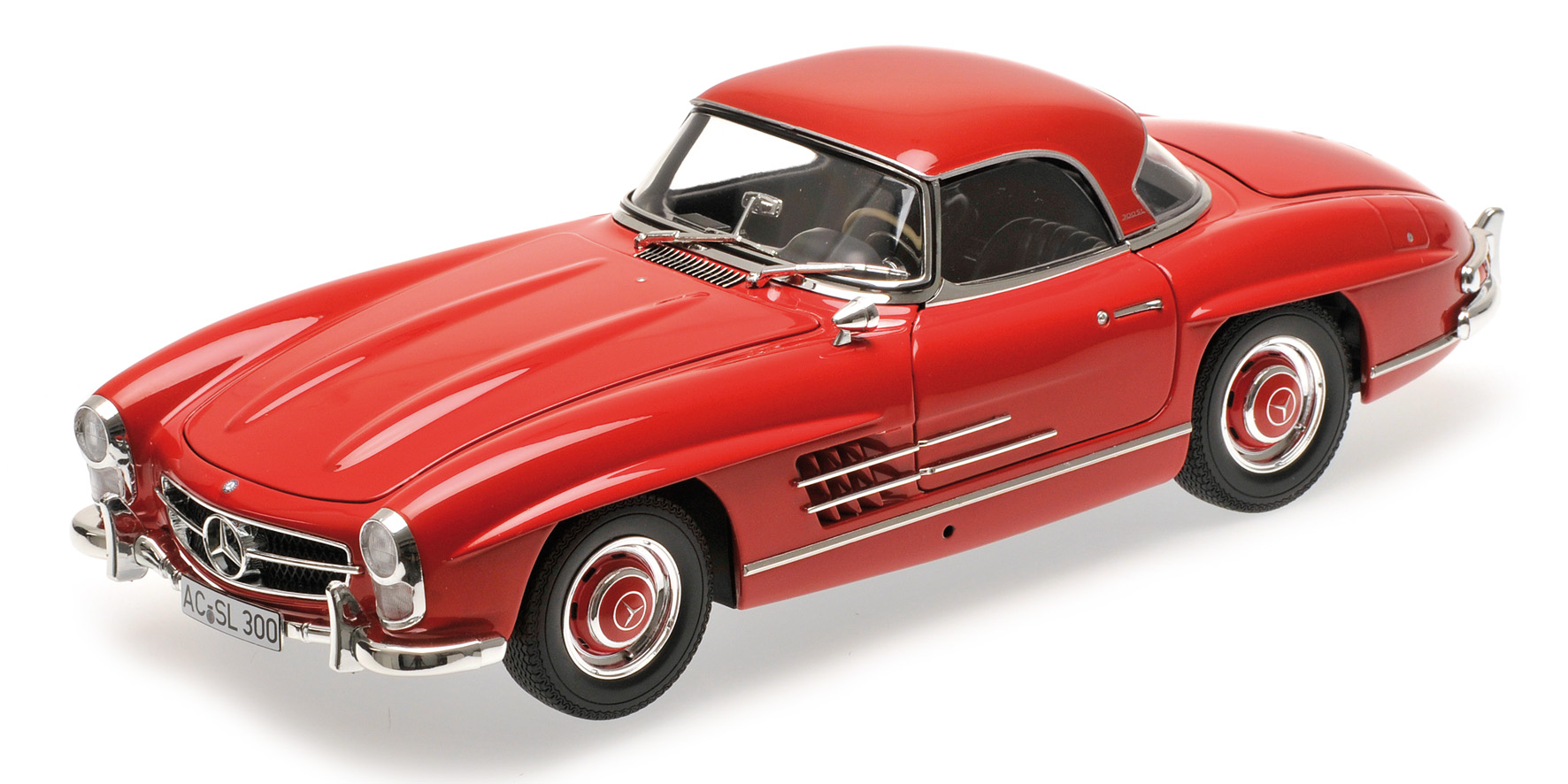 MERCEDES-BENZ 300 SL ROADSTER (W198) - 1957 - RED - W/ HARDTOP