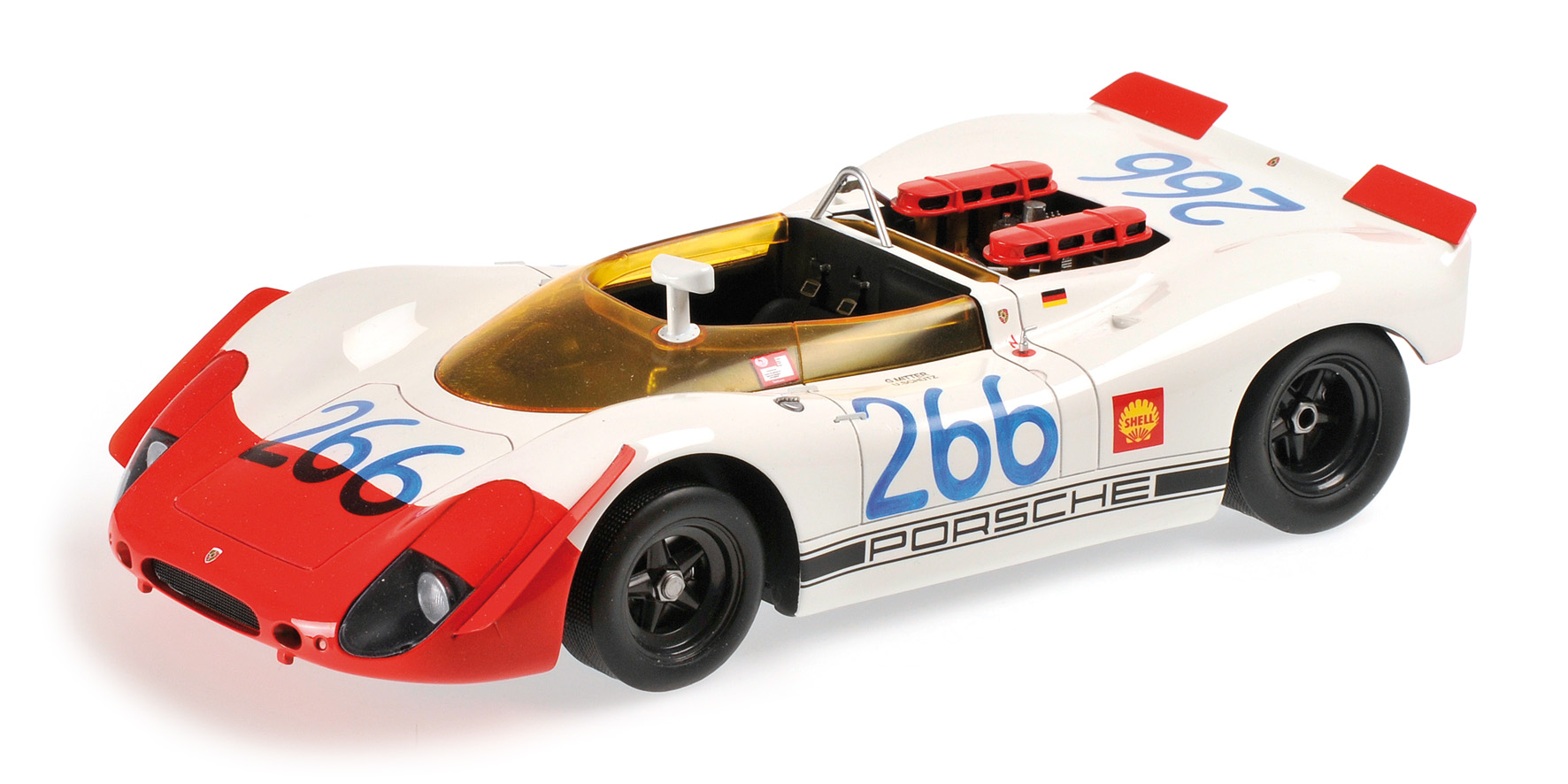 PORSCHE 908/02 SPYDER - MITTER/SCHÜTZ - TARGA FLORIO 1969