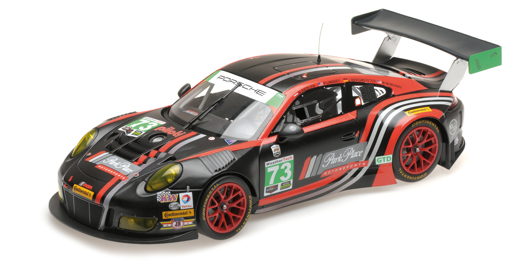 PORSCHE 911 GT3 R - PARK PLACE MOTORSPORT - LINDSEY/BERGMEISTER/MCMURRY/SIEDLER - 24H DAYTONA 2017