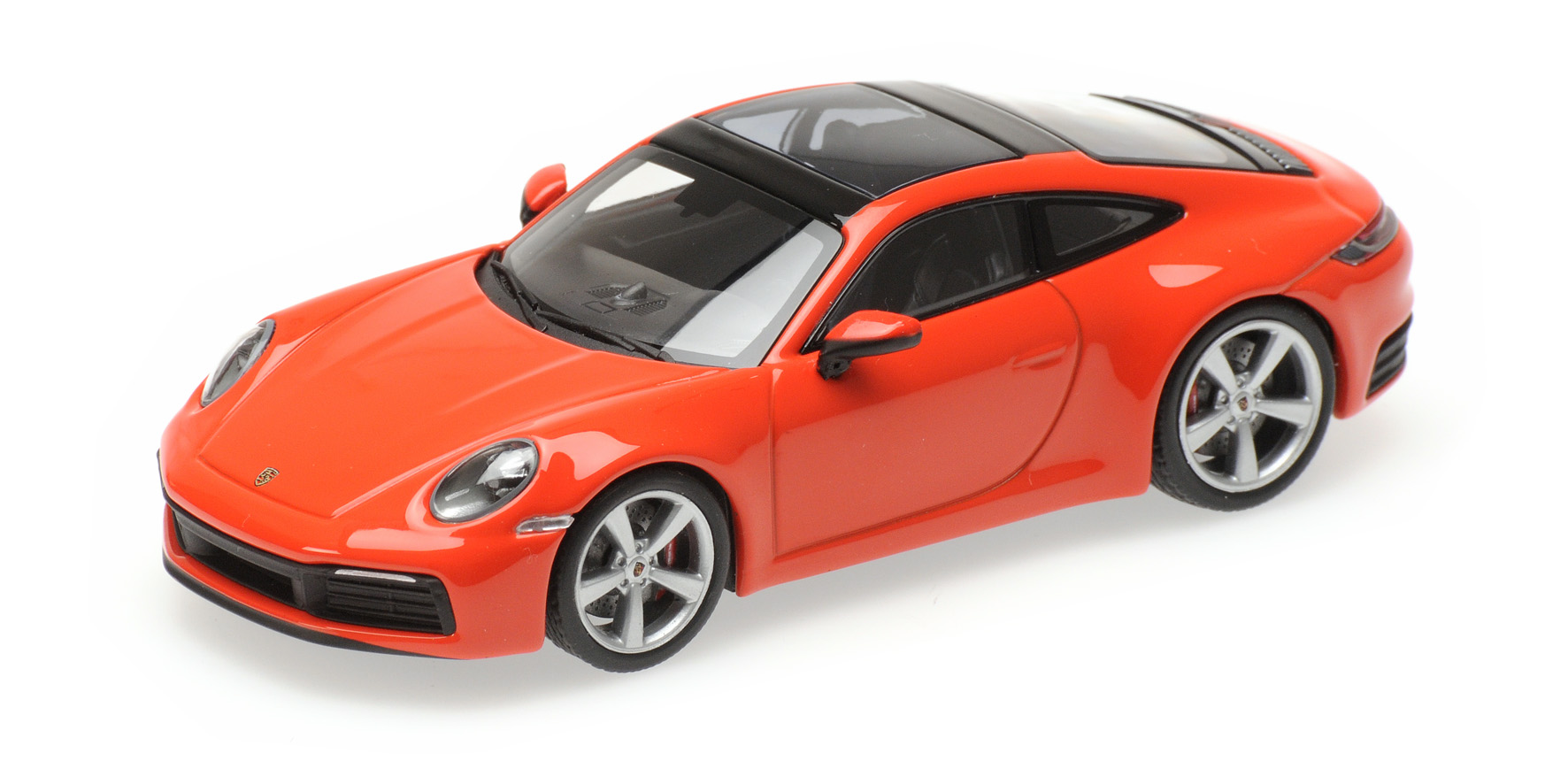 PORSCHE 911 (992) CARRERA 4S - 2019 - ORANGE - EXCLUSIVE FOR MINICHAMPS.de