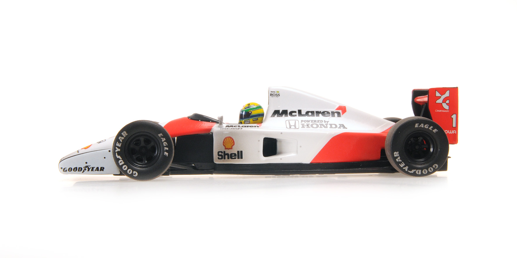 MCLAREN HONDA MP4/6 - AYRTON SENNA - WORLD CHAMPION 1991 - DIRTY VERSION