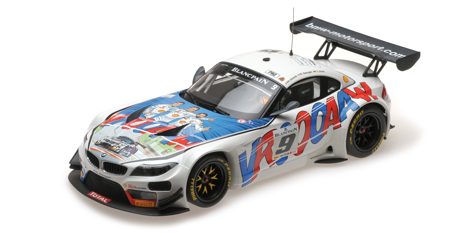 BMW Z4 GT3 (E89) - ROAL MOTORSPORT - ZANARDI/SPENGLER/GLOCK - 24H SPA 2015