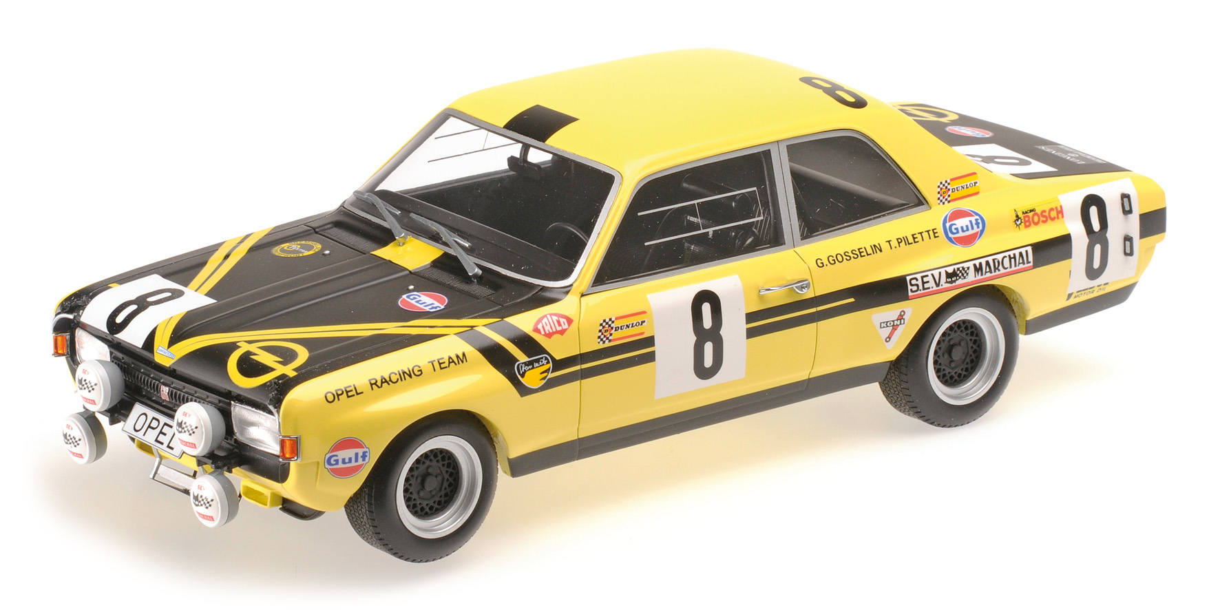 OPEL COMMODORE A STEINMETZ - PILETTE/GOSSELIN - 24H SPA 1970