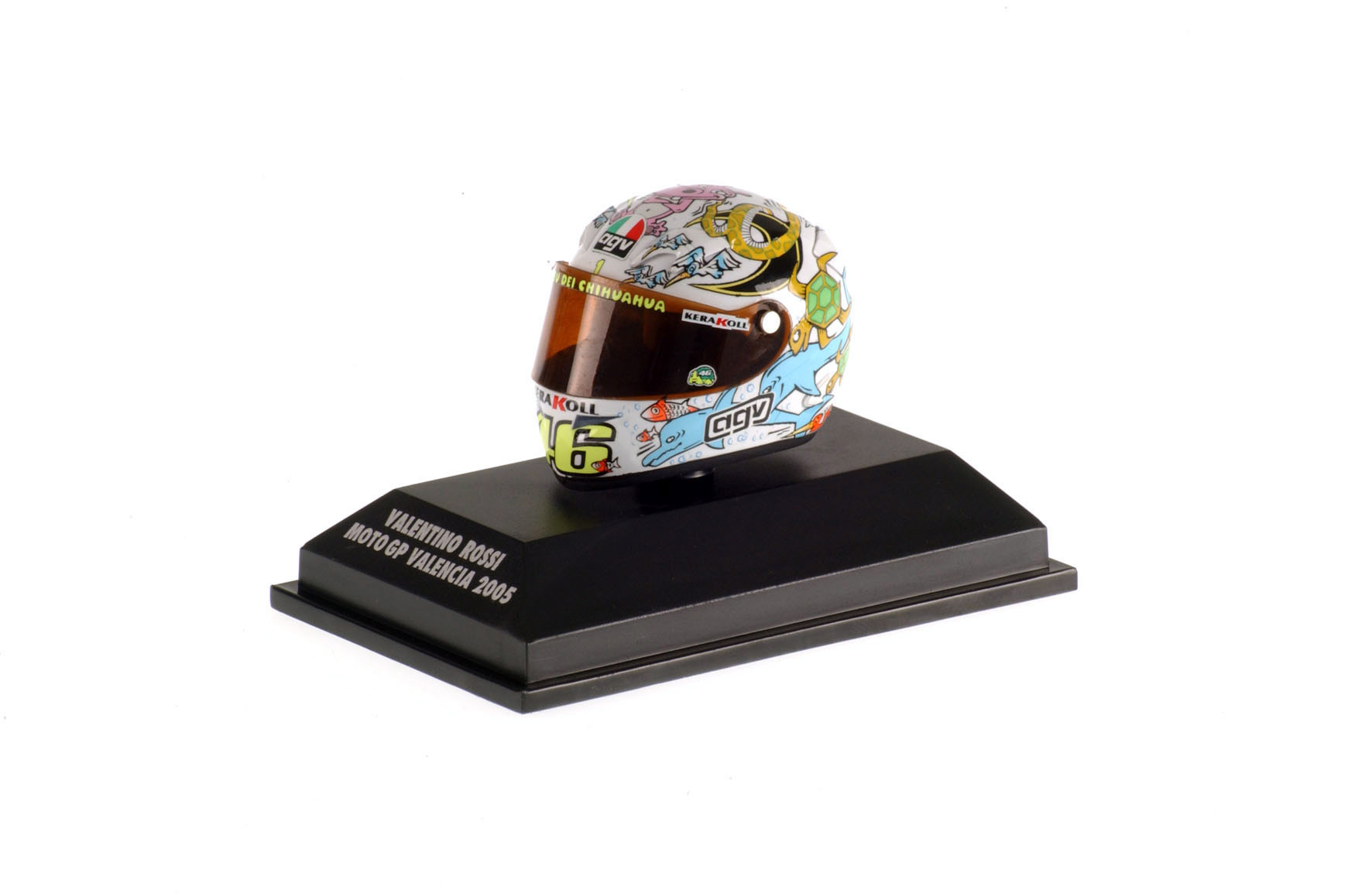 AGV HELMET - VALENTINO ROSSI - MOTOGP VALENCIA 2005
