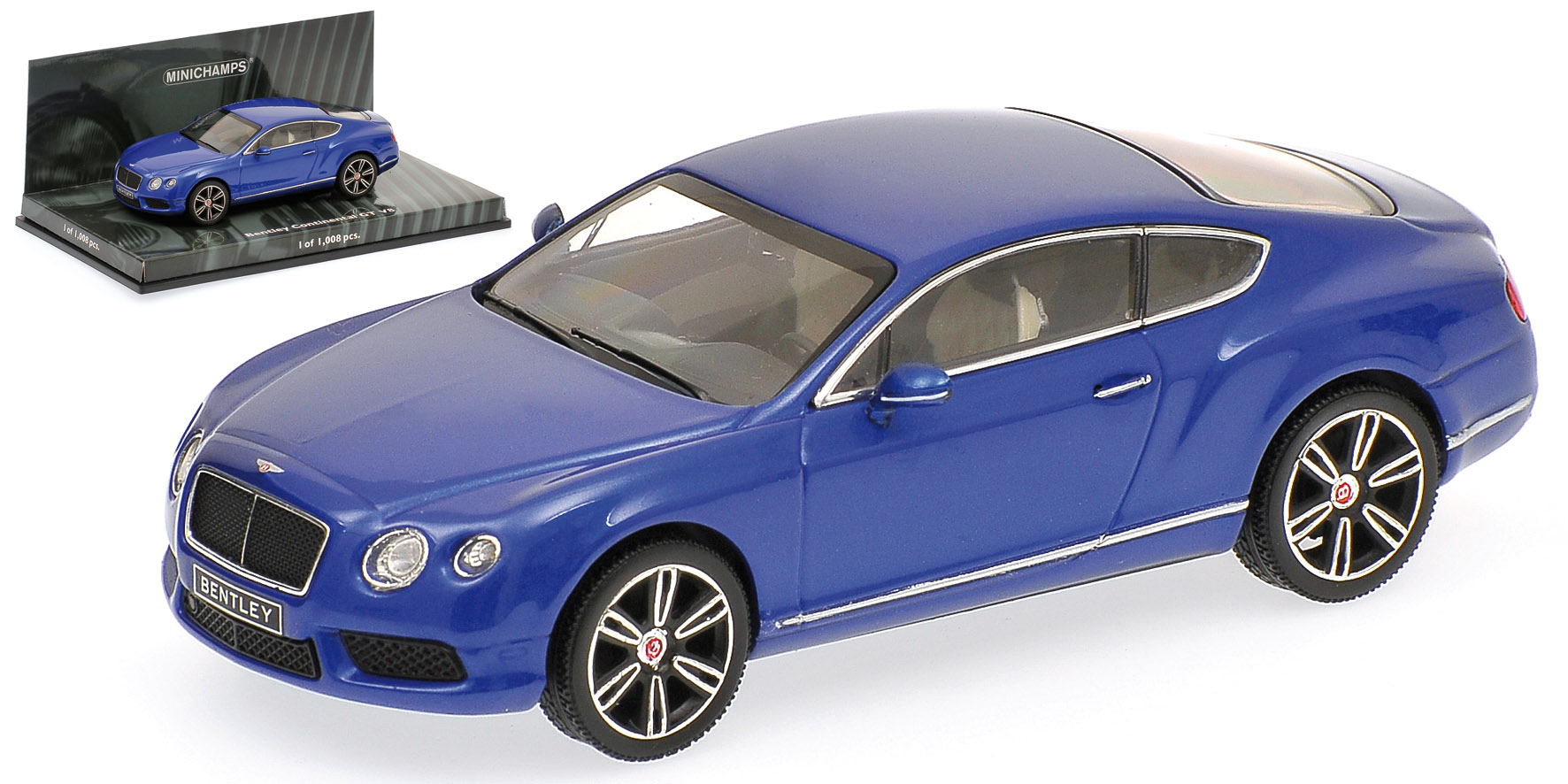 BENTLEY CONTINENTAL GT V8 - 2011 - BLUE METALLIC