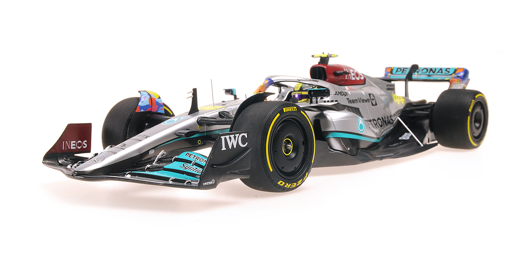 MERCEDES-AMG PETRONAS FORMULA ONE TEAM F1 W13 E PERFORMANCE - LEWIS HAMILTON - MIAMI GP 2022
