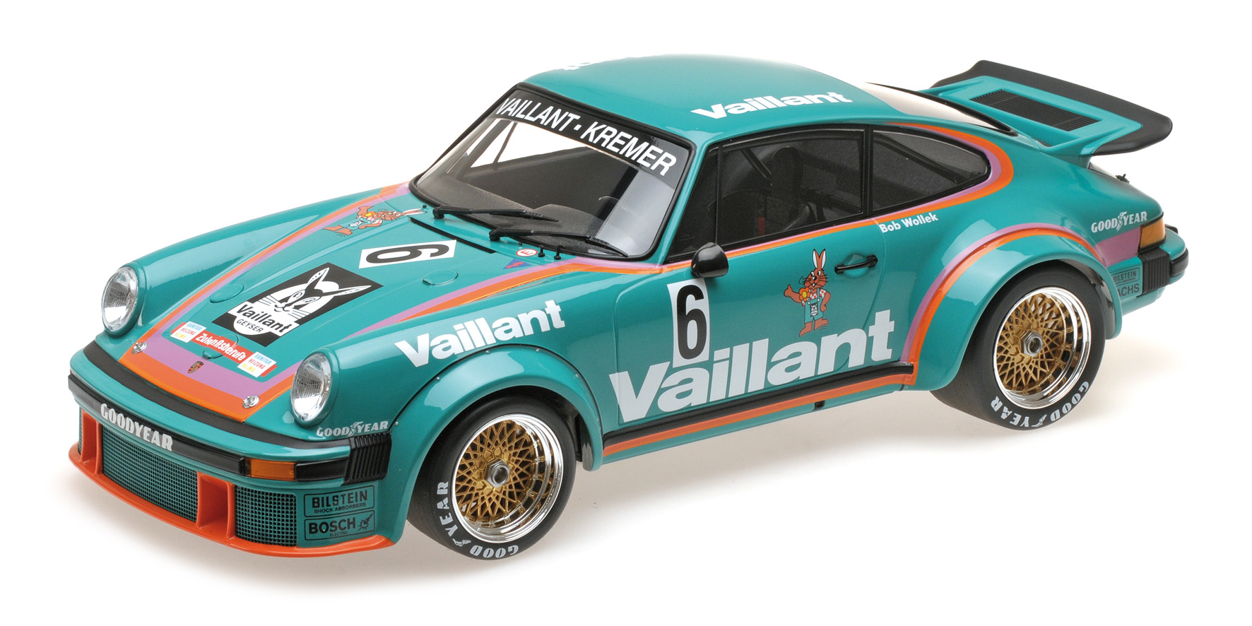 PORSCHE 934 - 'VAILLANT' - BOB WOLLEK - TEAM KREMER RACING - WINNER DRM NORISRING 1976
