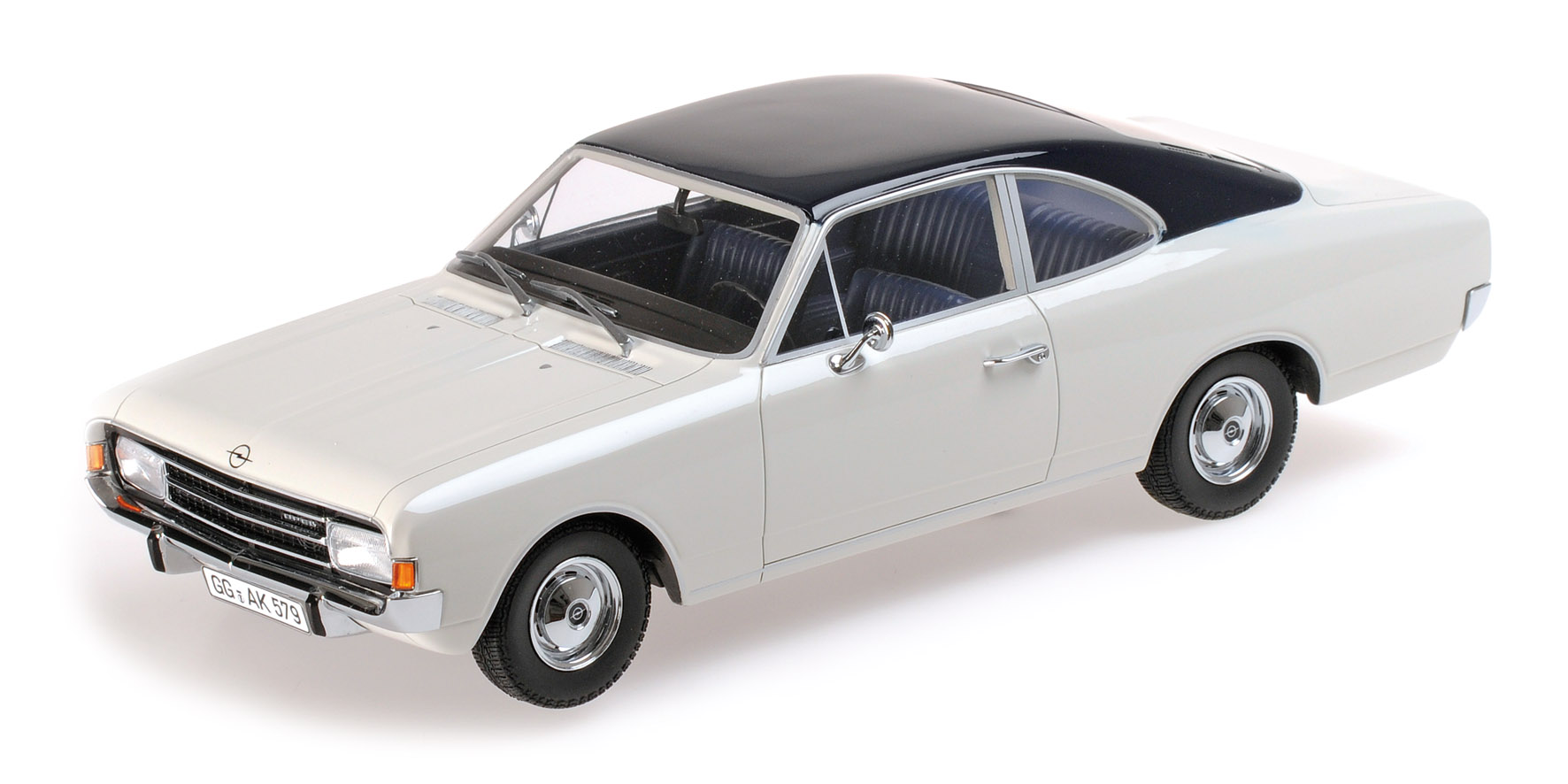 OPEL REKORD C COUPE - 1966 - WHITE/BLUE