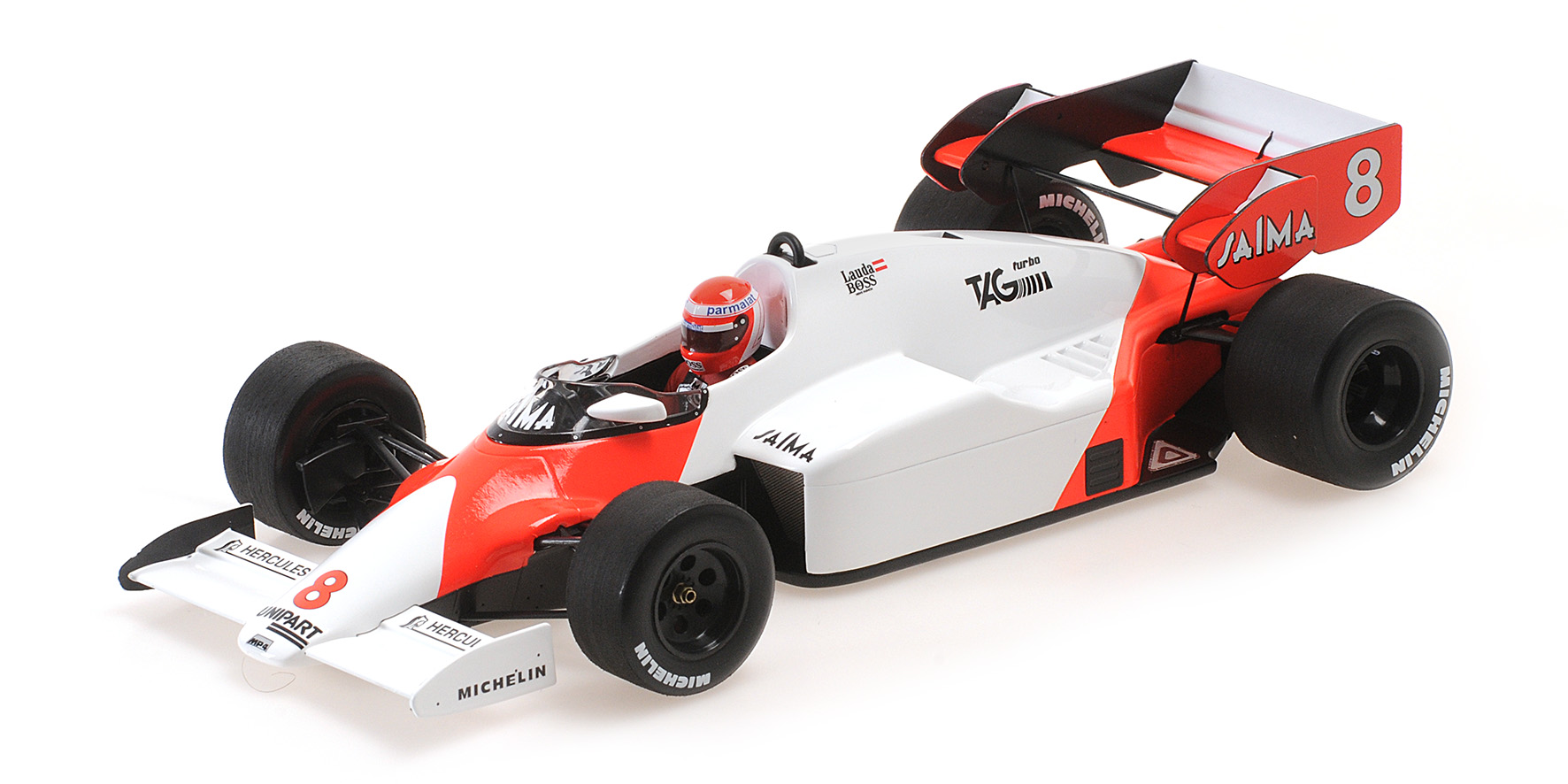 MCLAREN TAG MP4/2 N. LAUDA - WORLD CHAMPION PORTUGESE GP 1984