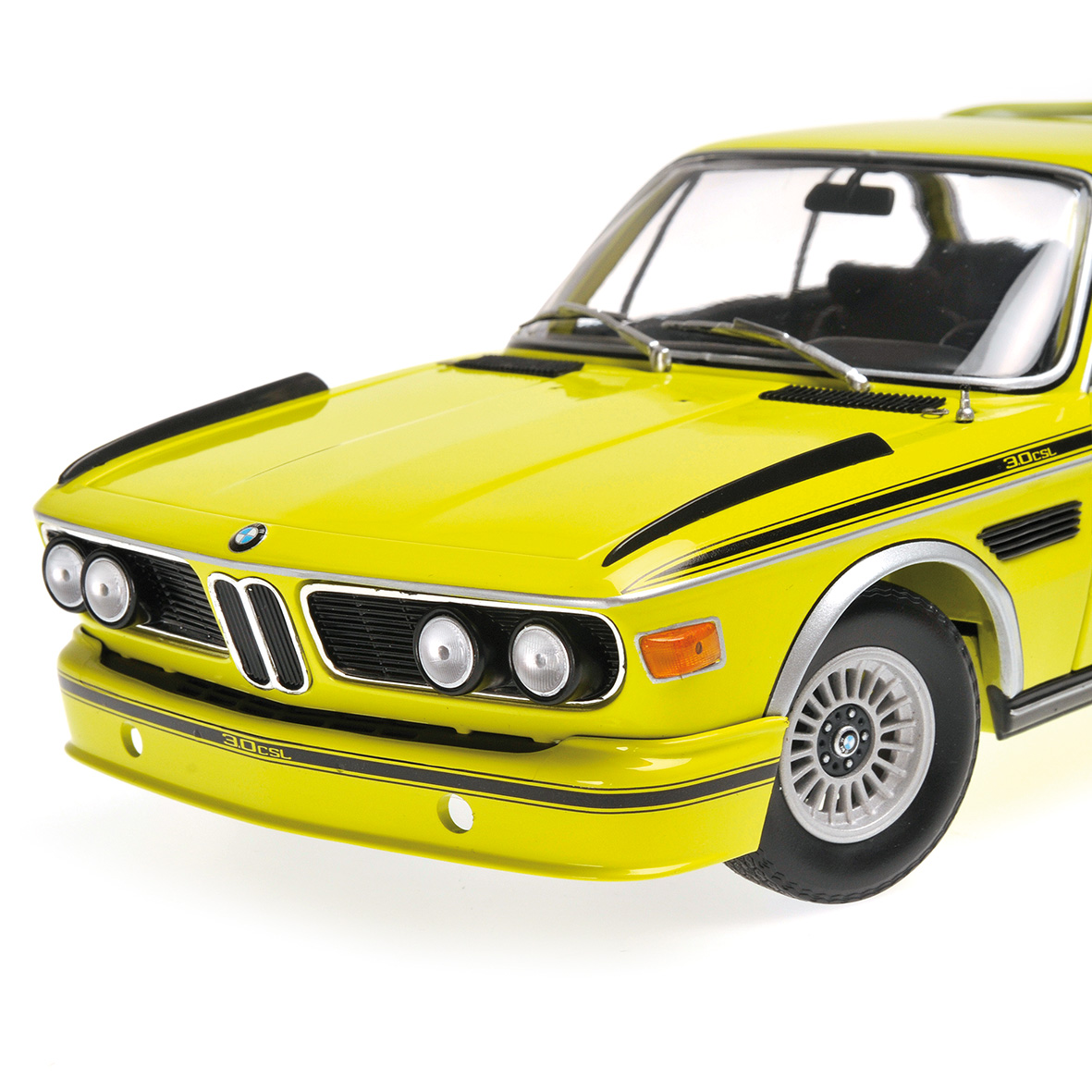 BMW 3.0 CSL (E9) COUPÉ - 1972 - YELLOW W/ STRIPES