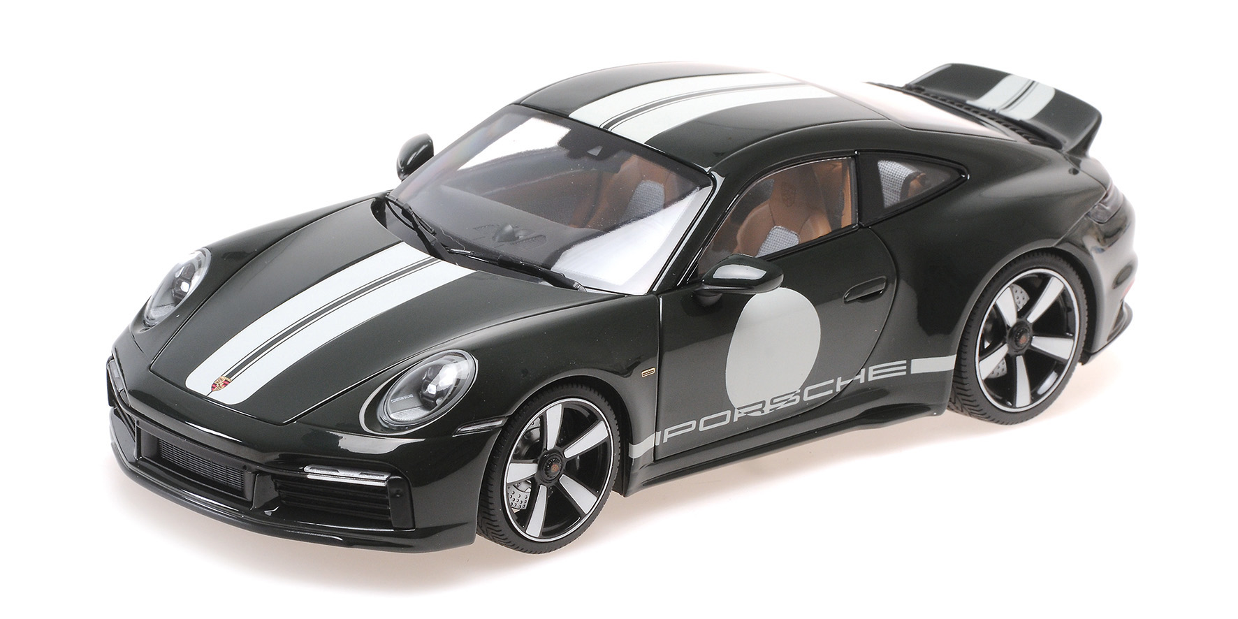 PORSCHE 911 (992) SPORT CLASSIC - 2022 - GREEN METALLIC W/STRIPE