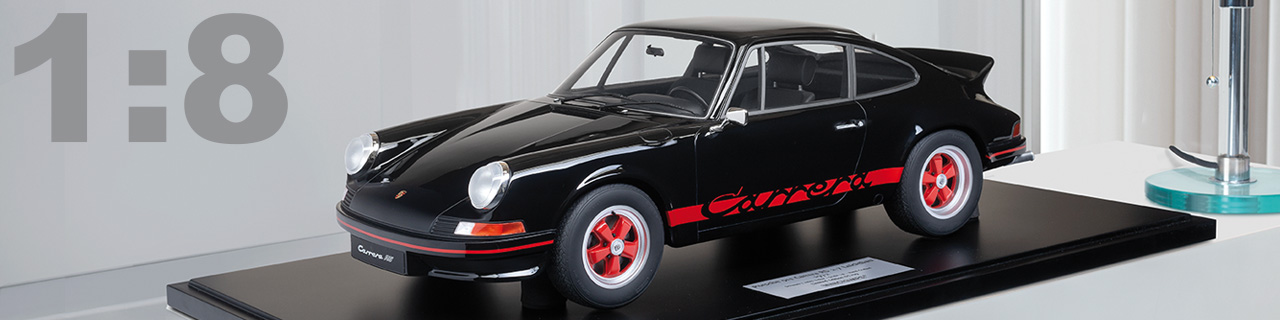 PORSCHE 911 CARRERA RS 2.7 LEICHTBAU - 1972 - SCHWARZ ROTES DEKOR