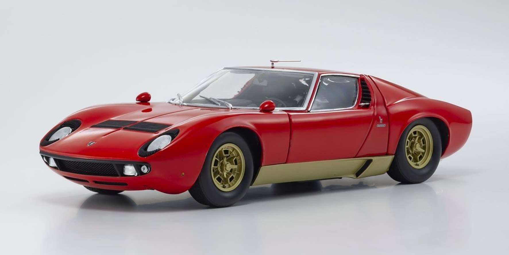 LAMBORGHINI MIURA S RED/GOLD