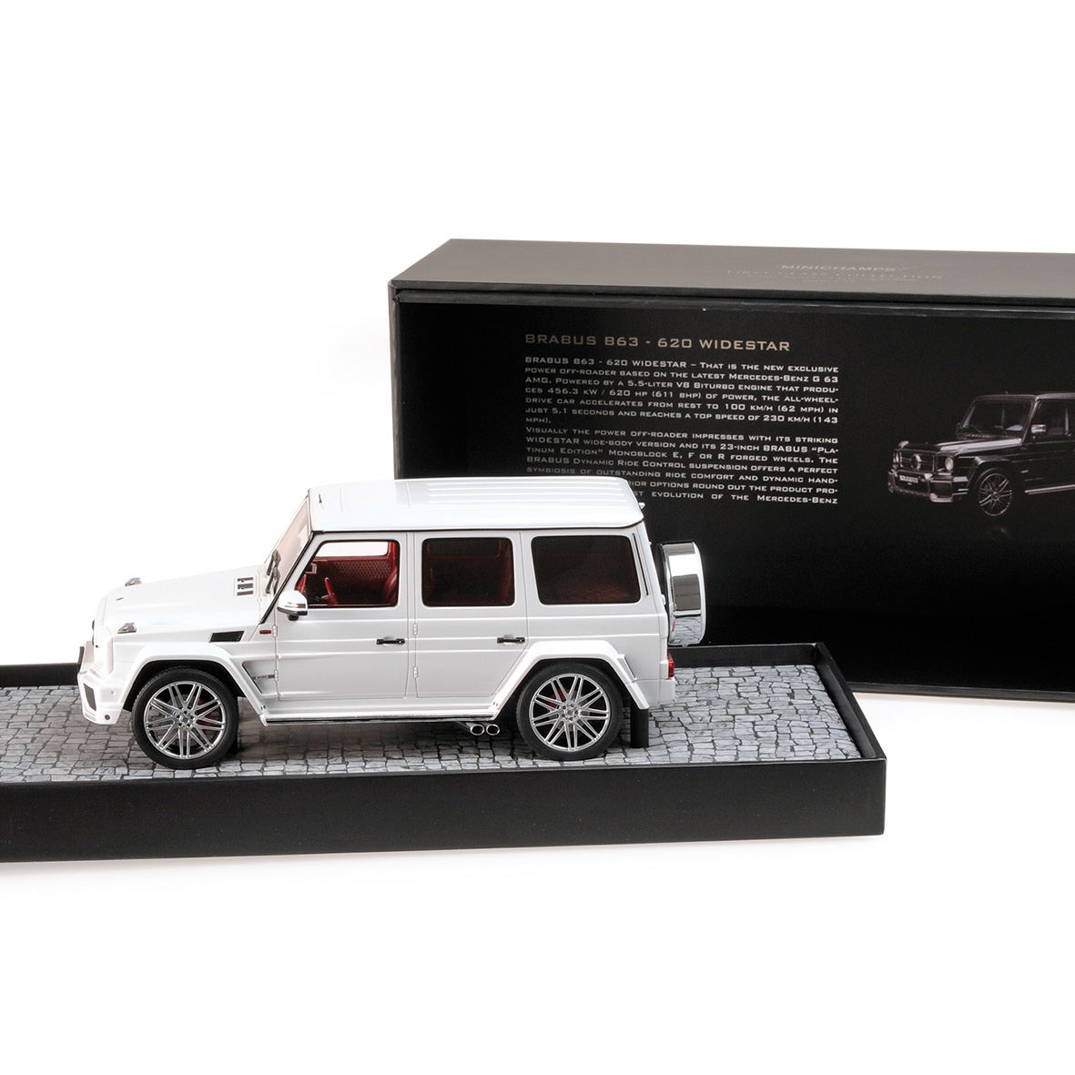 BRABUS B63 - 620 WIDESTAR - 2012 - PEARL WHITE